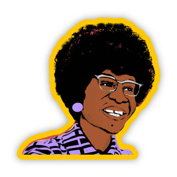 CheerNotes -  Shirley Chisholm Stickers | Civil Rights Icon | Activists
