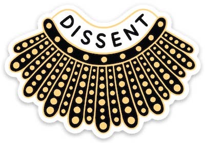 THE FOUND - Dissent Collar Die Cut Sticker