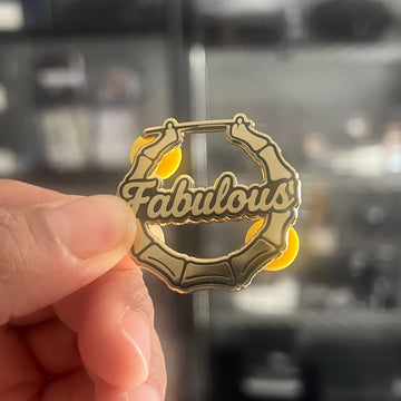 Rebellious Pins - Bamboo Earring Enamel Pin