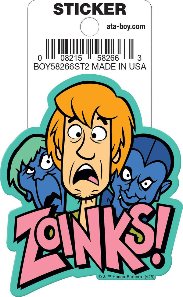 Ata-Boy - Scooby-Doo Shaggy Zoinks Die Cut Sticker