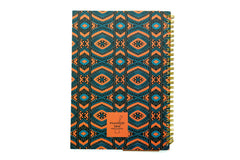 Pounded Yam Productions - African Print Soft Cover Spiral Notebook - Diamonds