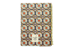 Pounded Yam Productions - African Print Soft Cover Spiral Notebook - Circles