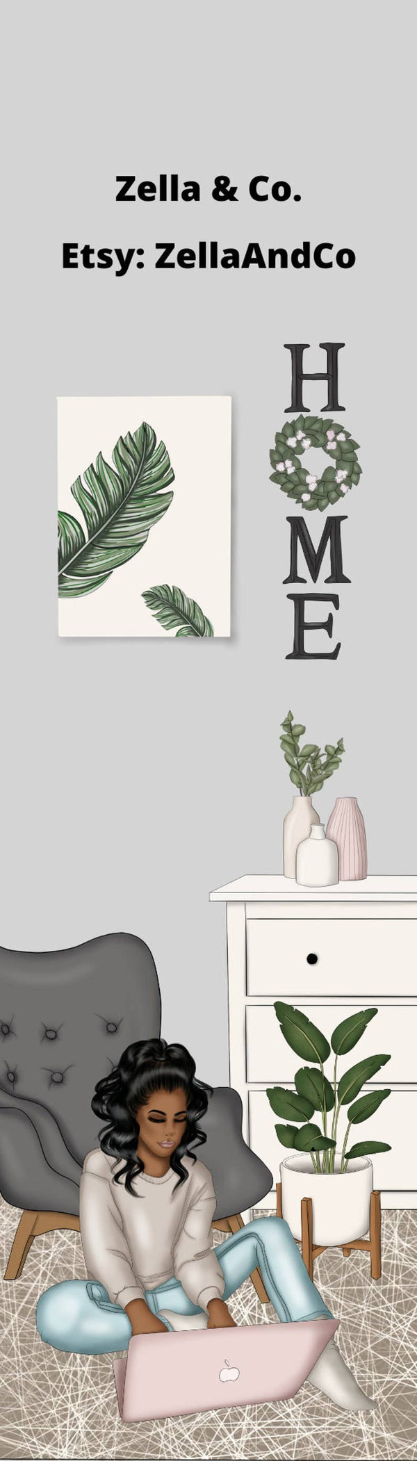 Zella & Co. - Homebody Bookmark