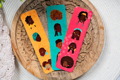 Pounded Yam Productions - Black Hair Black Girl Bookmarks - Yellow