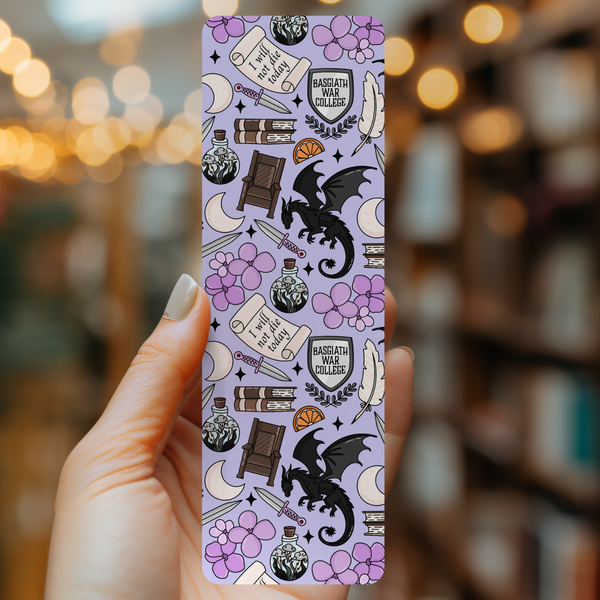 Indie Heart Studio - Fantasy Reader Dragon Bookmark | Soft Matte Laminated