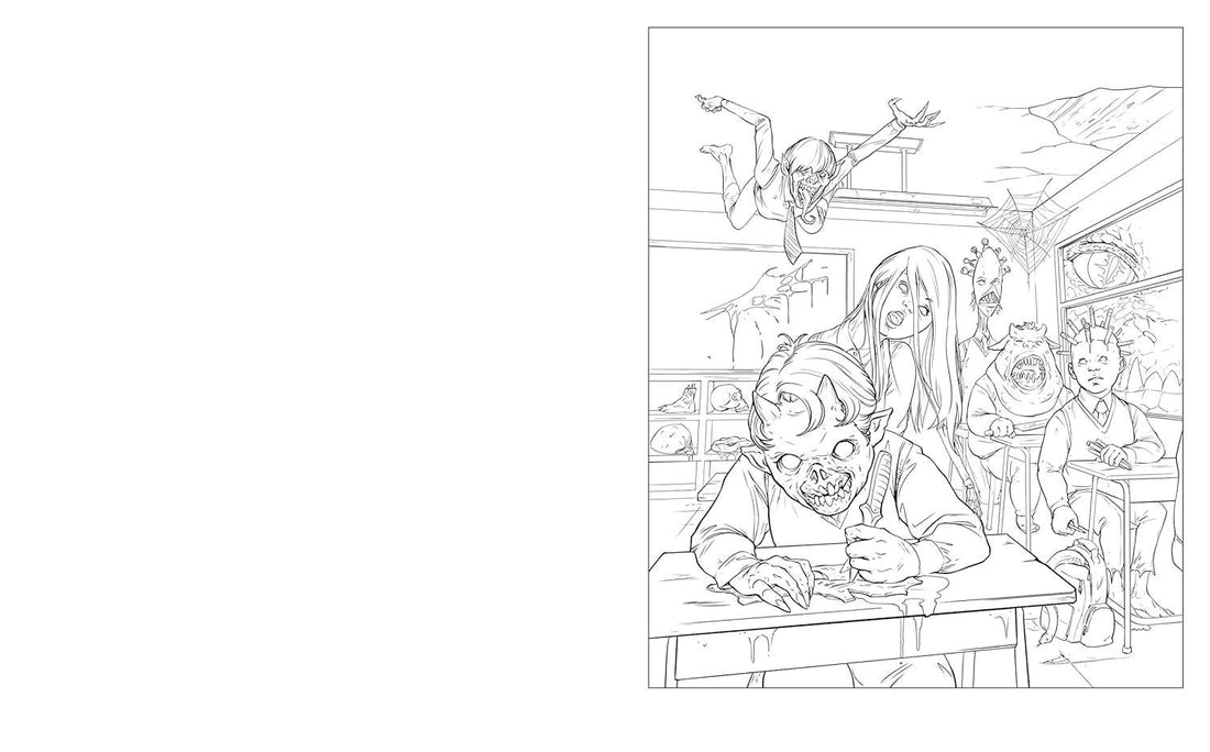 Texas Bookman - Shocking Horror Coloring Book