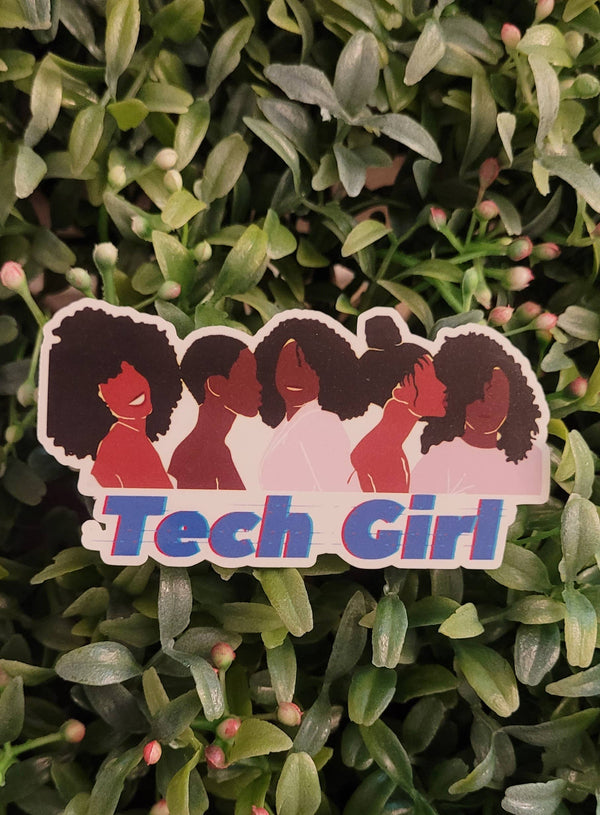 Self Care Tribe - Tech Girl Sticker
