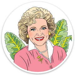 THE FOUND - Betty White Die Cut Sticker