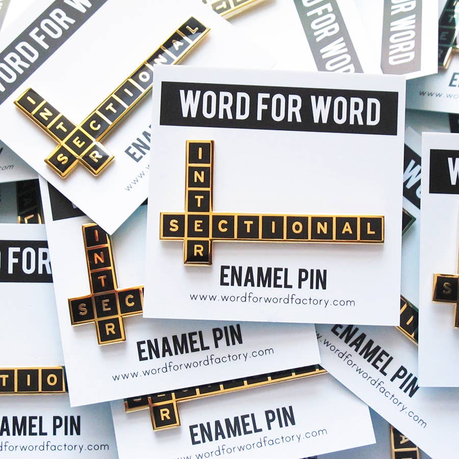 INTERSECTIONAL Feminist Enamel Pins