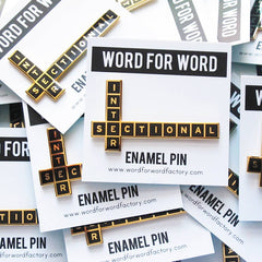 INTERSECTIONAL Feminist Enamel Pins