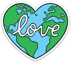 THE FOUND - Love Earth Die Cut Sticker