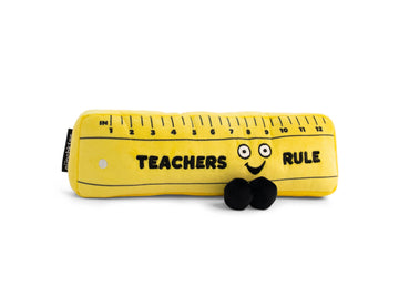 Punchkins - Teachers Rule Plush Ruler  Teacher Gift Toy Funny Cute