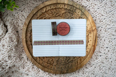 Pounded Yam Productions - African Print Ankara Inspired Washi Tape - Red and Yellow