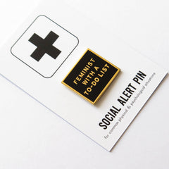 FEMINIST WITH A TO-DO LIST™ - Enamel Pin