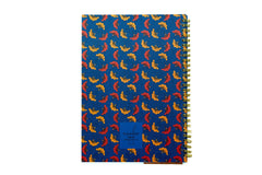 Pounded Yam Productions - African Print Soft Cover Spiral Notebook - Wedding Flowers