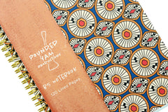 Pounded Yam Productions - African Print Soft Cover Spiral Notebook - Circles