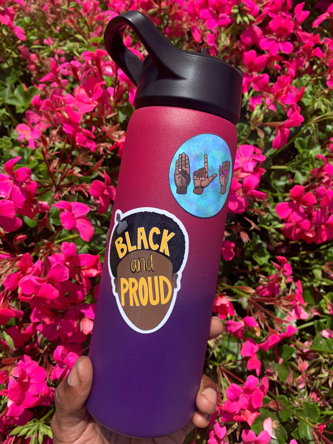 Black and Proud Sticker