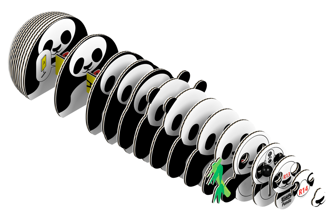 Safari Ltd. - EUGY Panda 3D Puzzle