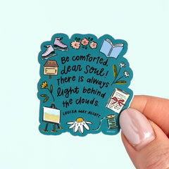Pippi Post - Be Comforted Little Women Decal Sticker