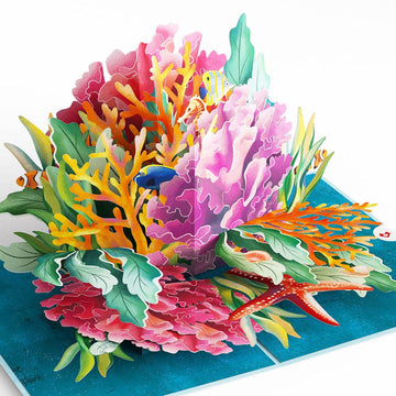 Lovepop Cards - Coral Reef Wonders Pop-Up Card 5x7"
