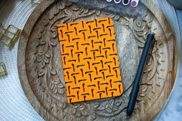 Pounded Yam Productions - African Print Ankara-Inspired Pocket Notebooks - Walking Sticks