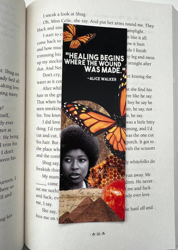 Books And Brown Sugar Co - Alice Walker Bookmark