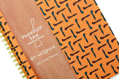 Pounded Yam Productions - African Print Soft Cover Spiral Notebook - Walking Sticks