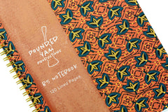 Pounded Yam Productions - African Print Soft Cover Spiral Notebook - Fans