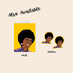 CheerNotes - Shirley Chisholm Inspirational Card