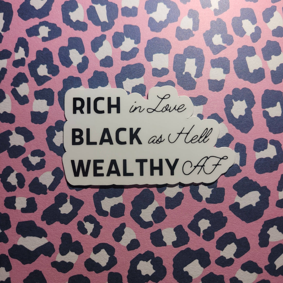 Self Care Tribe - Rich Black Wealthy Sticker