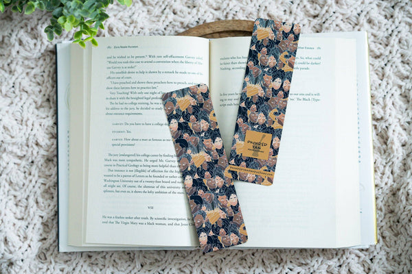 Pounded Yam Productions - Black Women Faces Line Art Bookmark - Colored