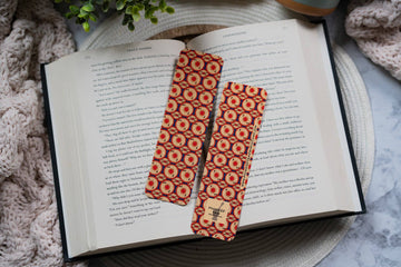 Pounded Yam Productions - Ankara African Print Bookmarks - Circles