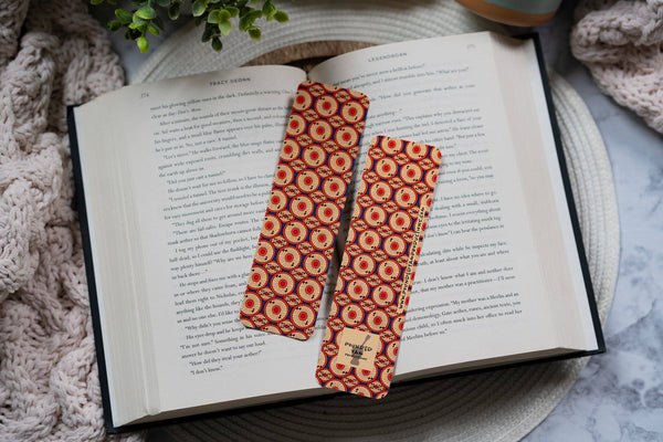 Pounded Yam Productions - Ankara African Print Bookmarks - Circles