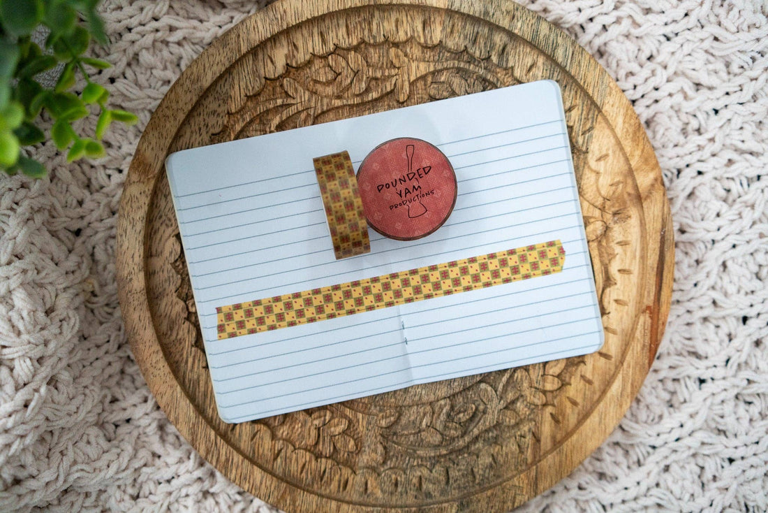 Pounded Yam Productions - African Print Ankara Inspired Washi Tape - Cowries