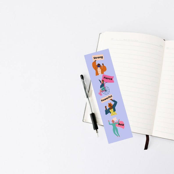 Zella & Co. - Empowered Women Bookmark, Intersectional Feminism Bookmark