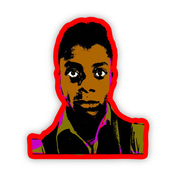 CheerNotes - Jimmy | Stickers | Young Baldwin Pop Art |  Black Literary
