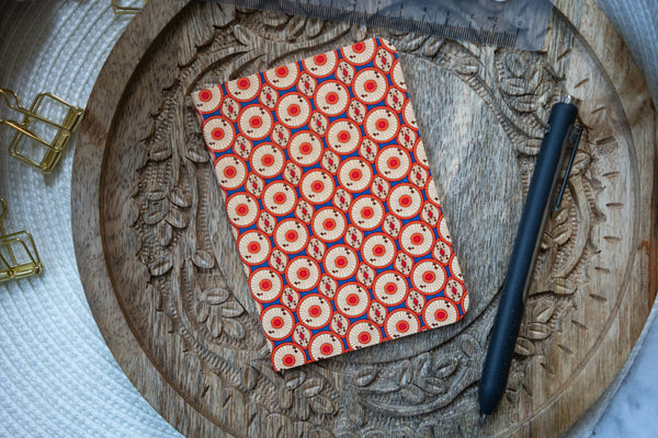 Pounded Yam Productions - African Print Ankara-Inspired Pocket Notebooks - Circles