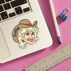 THE FOUND - Dolly Parton Die Cut Sticker