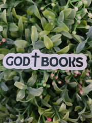 Self Care Tribe - God + Books Sticker