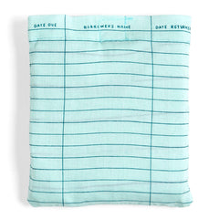 Pippi Post - Sky Blue Library Card Lightweight Foldable Tote Bag