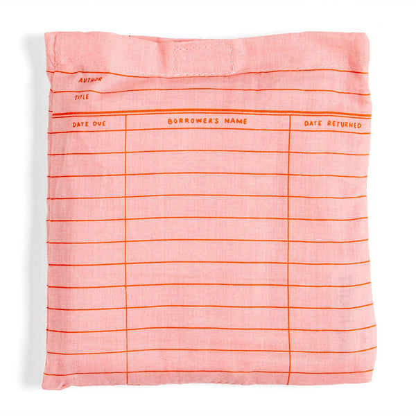 Pippi Post - Pink Library Card Lightweight Foldable Tote Bag