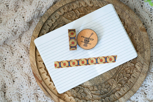 Pounded Yam Productions - African Print Ankara Inspired Washi Tape - Circles