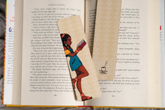 Pounded Yam Productions - Black Girl Reading Bookmark