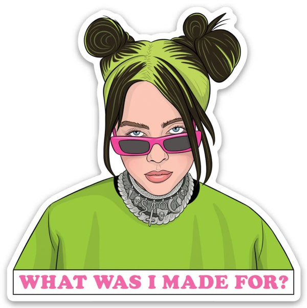 THE FOUND - Billie Eilish What Was I Made For Die Cut Sticker