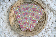 Pounded Yam Productions - Ankara African Print Bookmarks - Red and Yellow