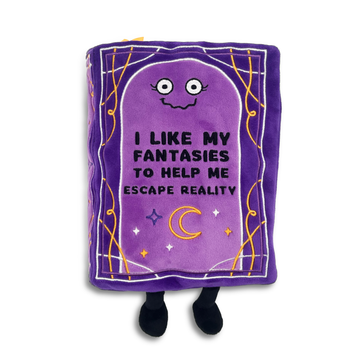 Punchkins - "I Like My Fantasies to Help Me Escape Reality" Book Plush