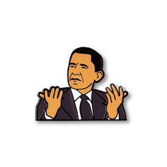 On Point Pins - President Barack Obama WTF Meme Lapel Enamel Pin