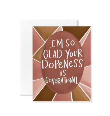 Announce Divinely - Generational Dopeness Card