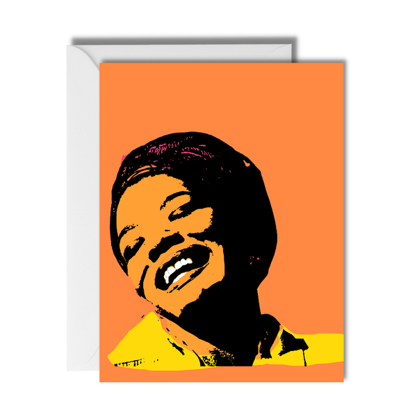 Maya Angelou Inspirational Card | Black Author Activist