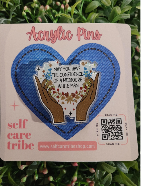 Self Care Tribe - Confidence Acrylic Pin
